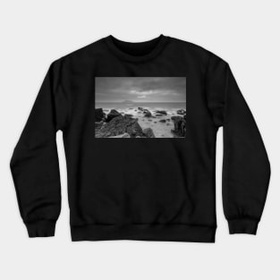 Unique landscape photography of Taiwan's coastal seascape Crewneck Sweatshirt